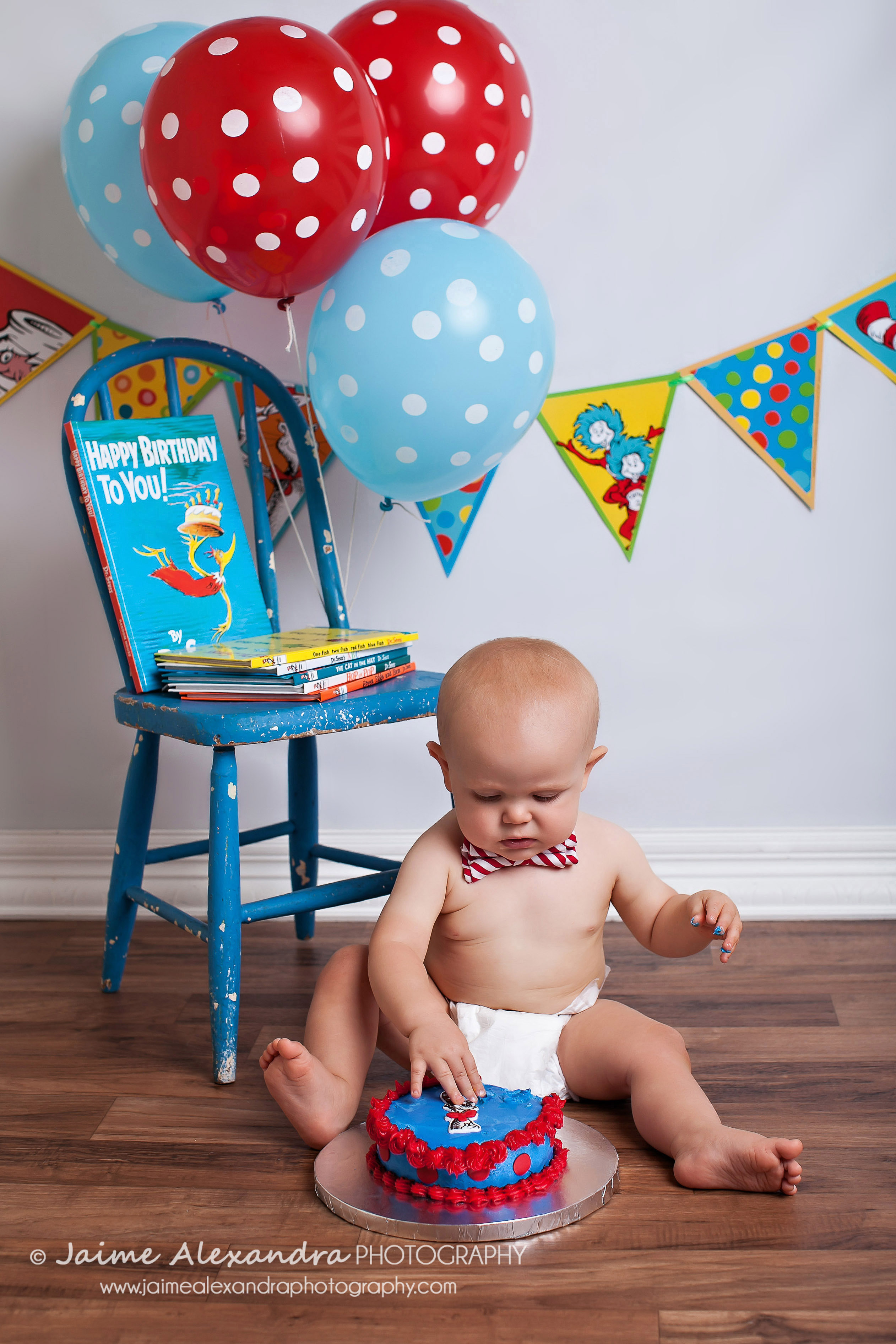 dfw cake smash photography / first birthday photoshoot